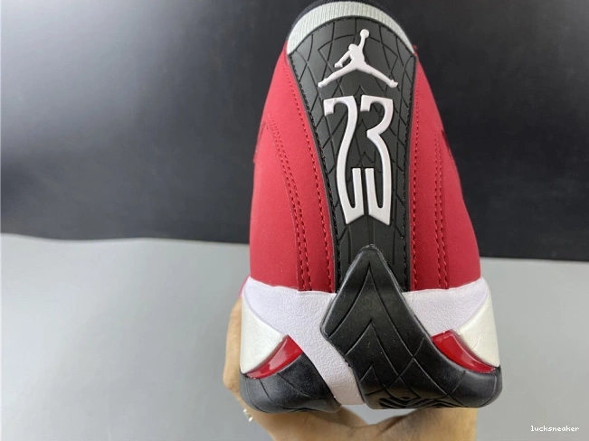 Reps LUCY AIR RETRO 14 RED TORO 487471-006 GYM JORDAN 0717